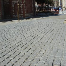 Δάπεδα: Κυβόλιθοι Γρανίτης Γκρι 10x10